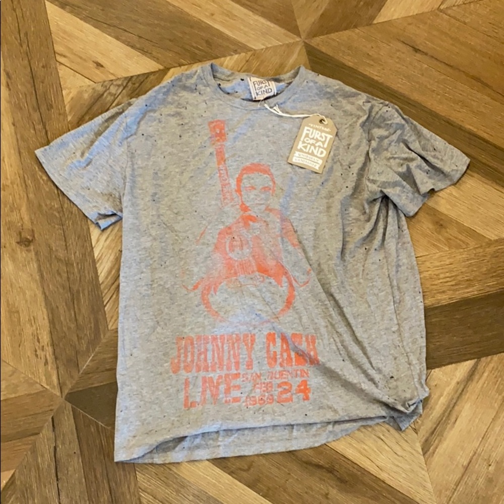 First of a Kind Johnny Cash Retro Tshirt